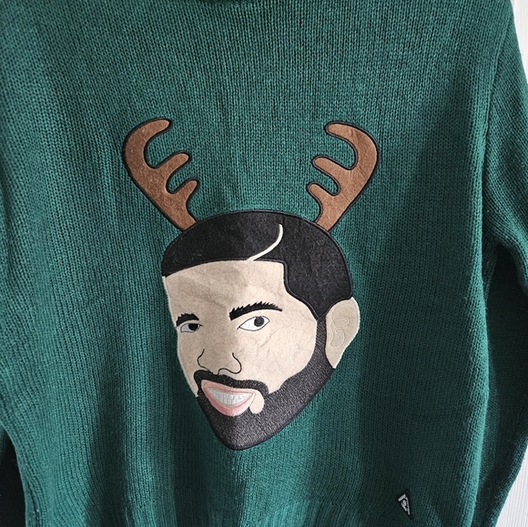 NWOT Drake Knit Christmas Sweater - Picture 2 of 6